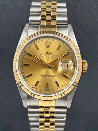 Rolex Datejust steel yellow gold ref.16233 on eOra.it!