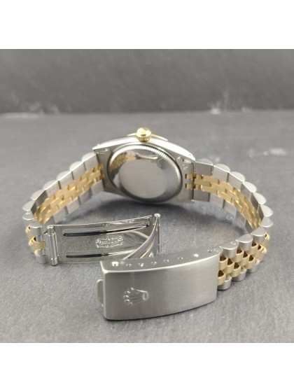 Datejust medio acciaio/oro giallo con diamanti