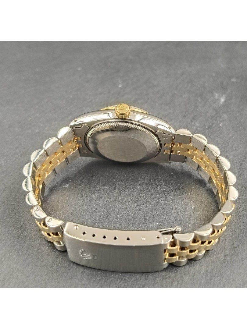 Datejust medio acciaio/oro giallo con diamanti