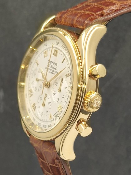 Zenith El Primero Chronograph in oro giallo ref.06-0210-400
