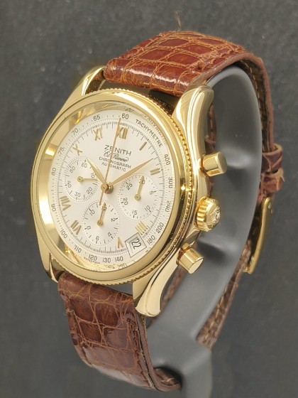 Zenith El Primero Chronograph yellow gold ref.06-0210-400