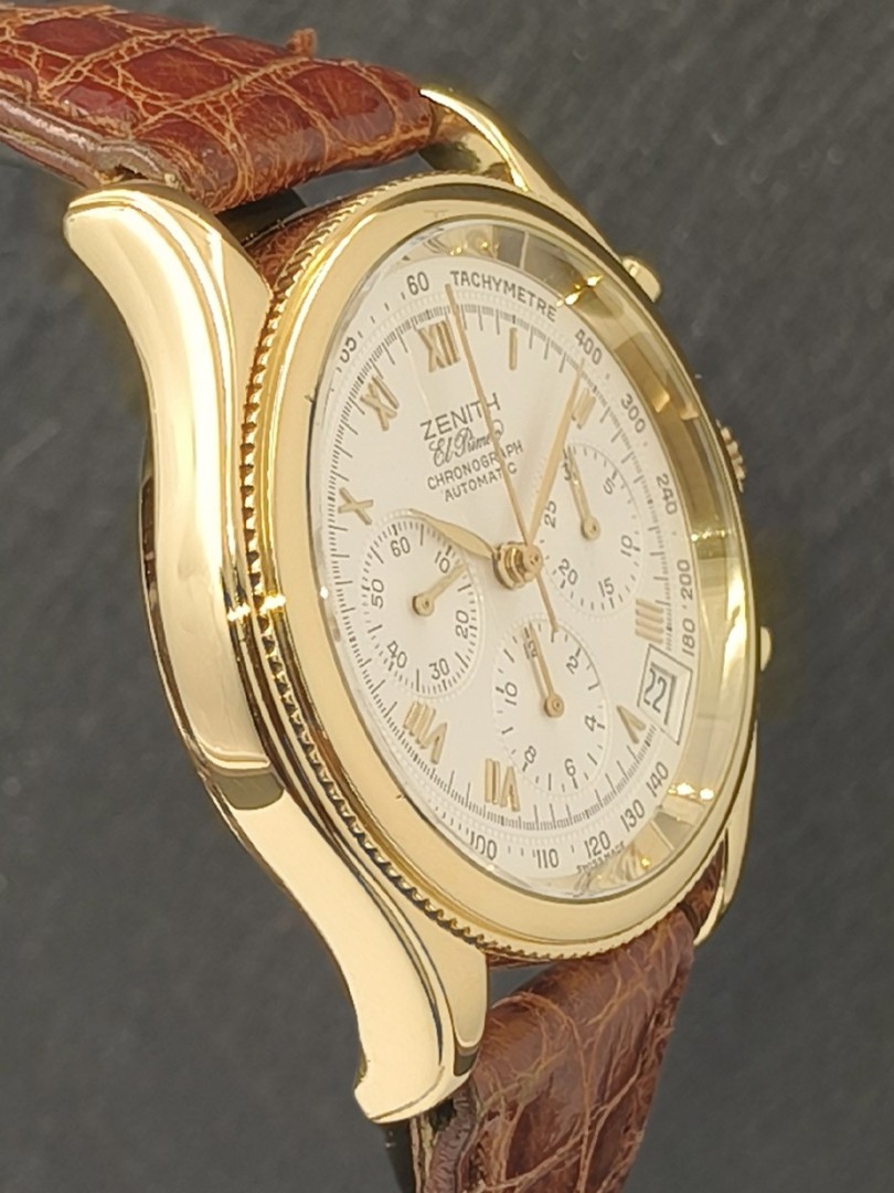 Zenith El Primero Chronograph yellow gold ref.06-0210-400