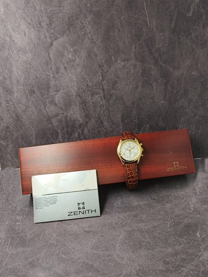 Zenith El Primero Chronograph yellow gold ref.06-0210-400