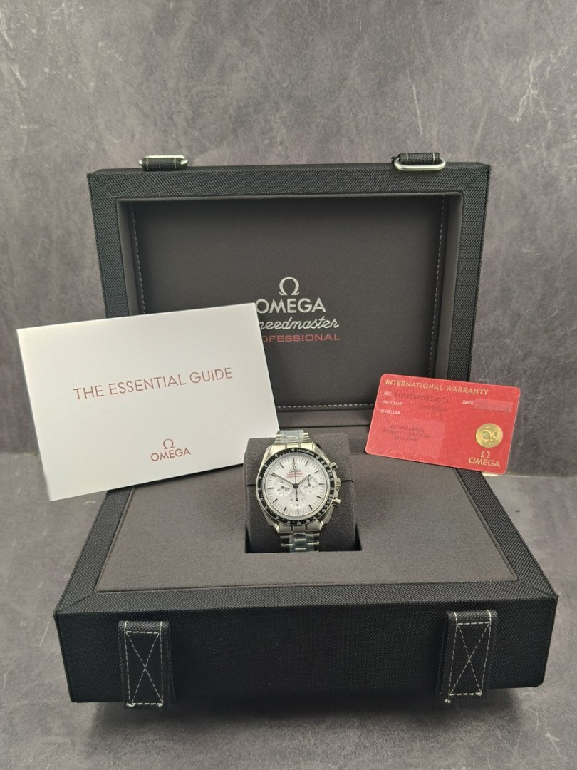 Omega Speedmaster Moonwatch Professional quadrante bianco
