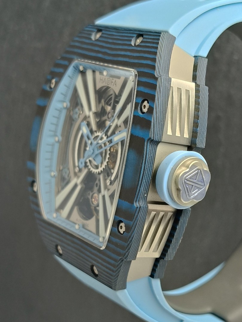 1906 Double Carbon Fiber Blue Black