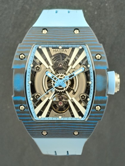 1906 Double Carbon Fiber Blue Black