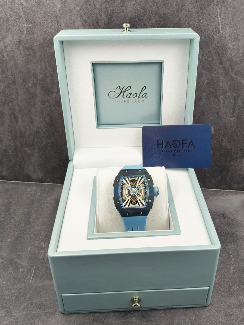 1906 Double Carbon Fiber Blue Black