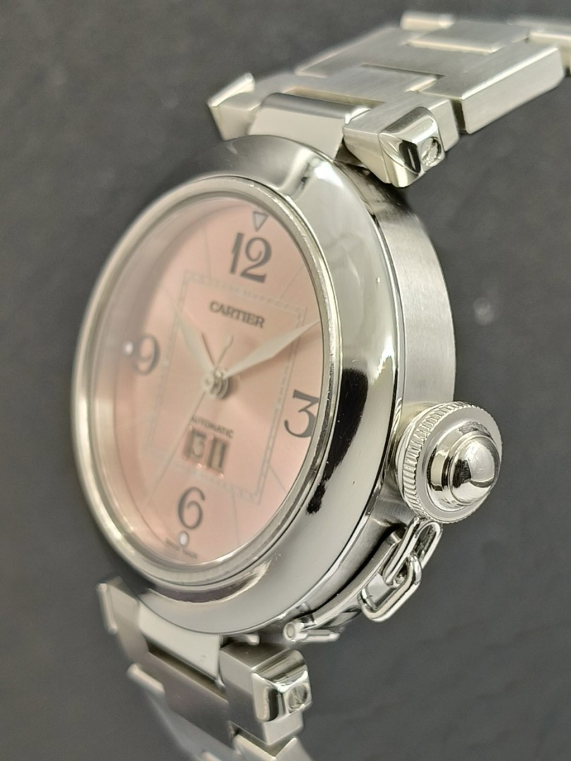 Cartier Pasha Gran Data ref.2475 quadrante rame | eOra.it