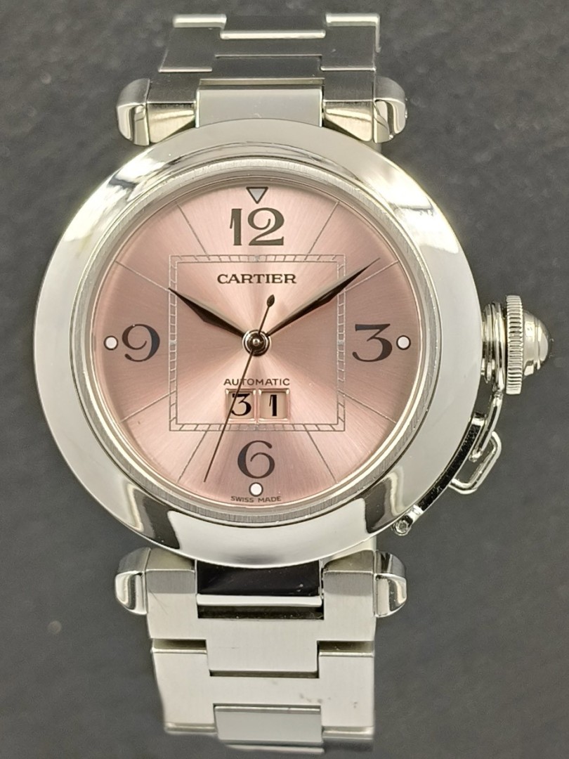 Cartier Pasha Gran Data ref.2475 quadrante rame | eOra.it
