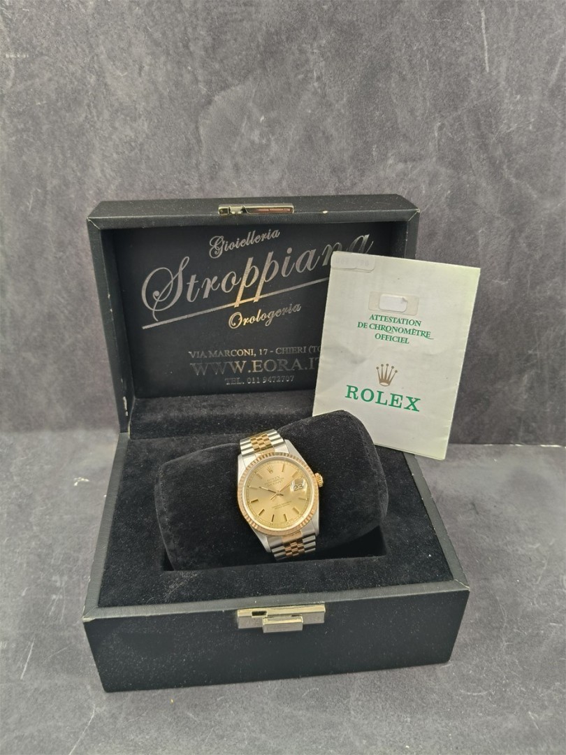 Buy Rolex Datejust steel/yellow gold - no holes - Ref. 16233