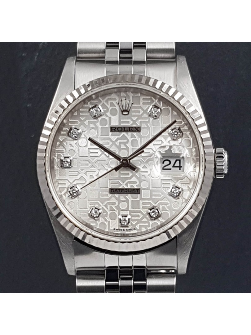 Acquista Rolex Datejust - Jubilo - diamanti - Ref. 16234