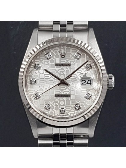 Acquista Rolex Datejust - Jubilo - diamanti - Ref. 16234
