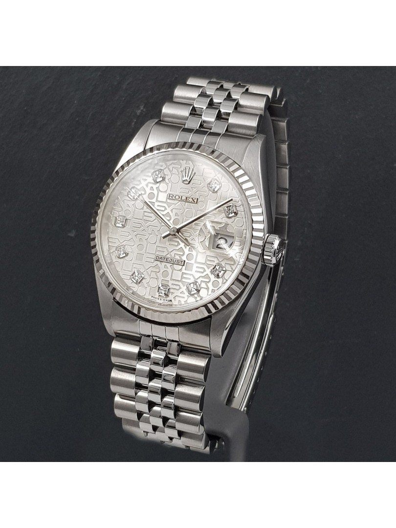 Acquista Rolex Datejust - Jubilo - diamanti - Ref. 16234