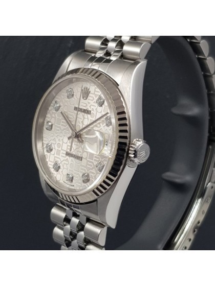 Acquista Rolex Datejust - Jubilo - diamanti - Ref. 16234
