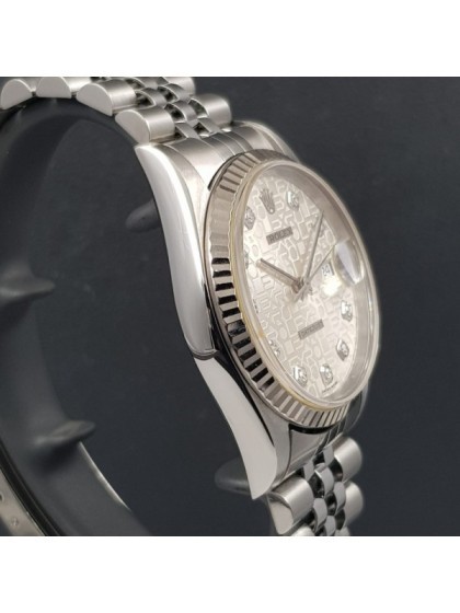 Acquista Rolex Datejust - Jubilo - diamanti - Ref. 16234