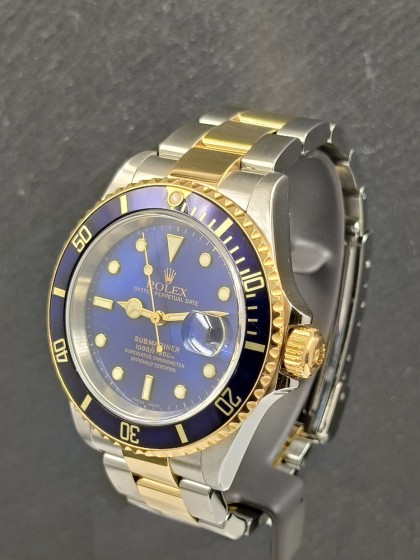 Acquista Rolex Submariner - acciaio/oro - sel - no buchi - Ref. 16613