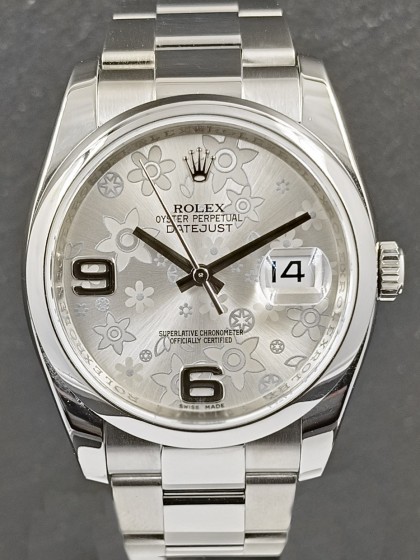 Buy Rolex Datejust - Flower dial - Ref. 116200