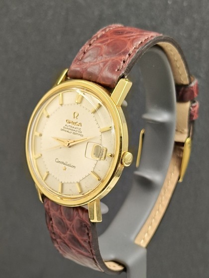Buy Omega Constellation - yellow gold - Pie Pan - Ref. 168010/11
