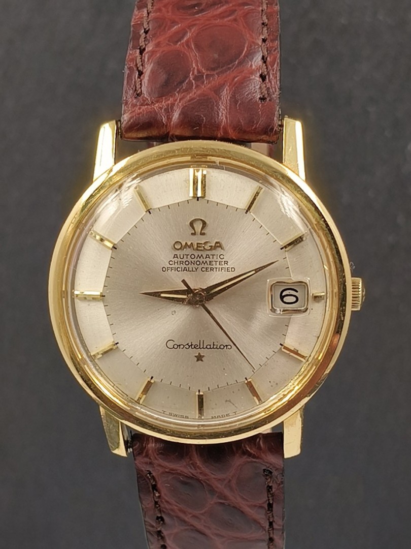 Acquista Omega Constellation - oro giallo - Pie Pan - Ref. 168010/11