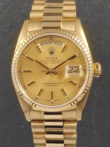 Buy Rolex Day-Date - yellow gold - president - Ref. 18038