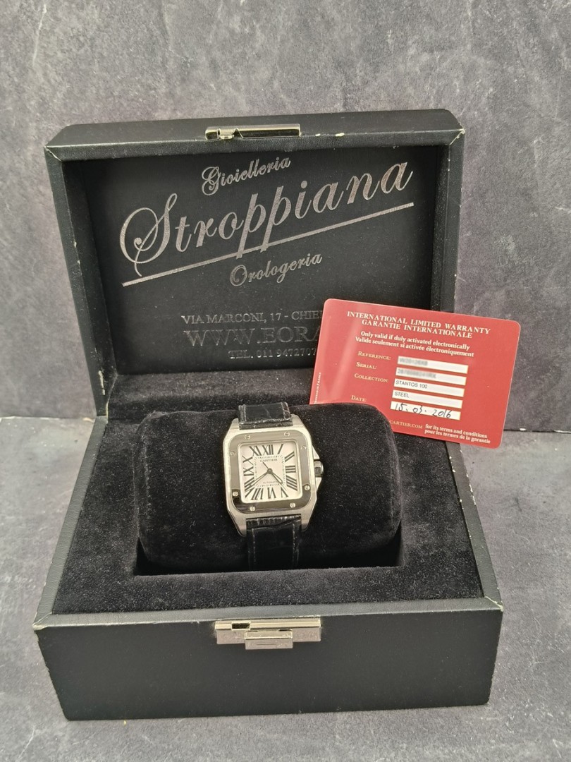 Acquista Cartier Santos 100 medio - Ref. 2878