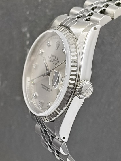 Acquista Rolex Datejust - diamanti - Ref. 16234