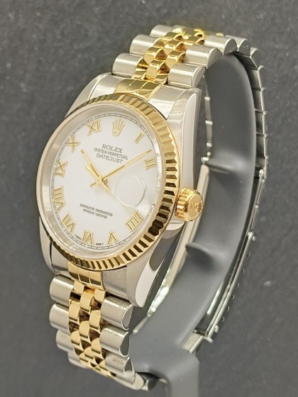 Acquista Rolex Datejust acciaio/oro giallo - senza buchi - Ref. 16233