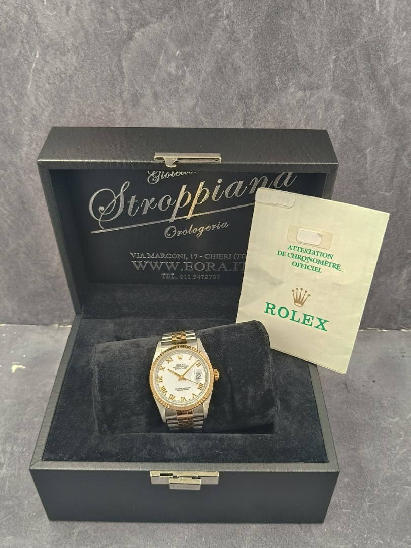 Acquista Rolex Datejust acciaio/oro giallo - senza buchi - Ref. 16233