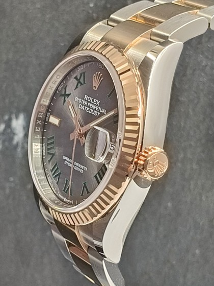 Buy Rolex Datejust steel/rose gold - Wimbledon - Ref. 126231