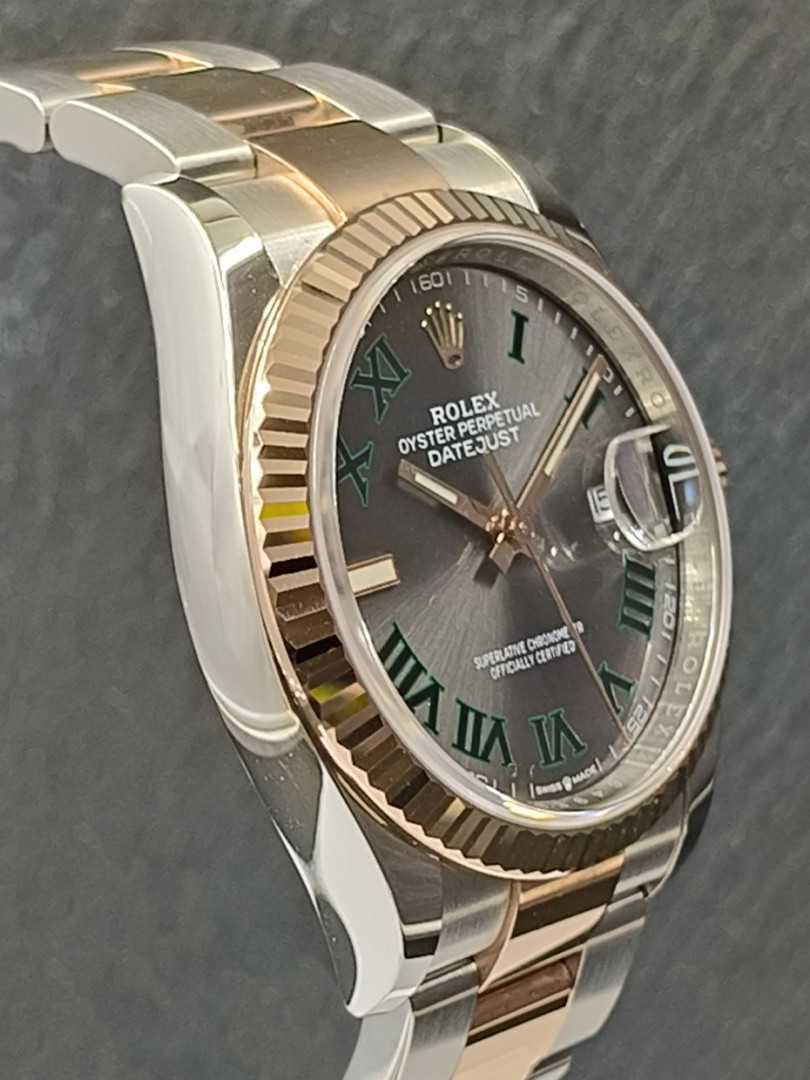 Buy Rolex Datejust steel/rose gold - Wimbledon - Ref. 126231