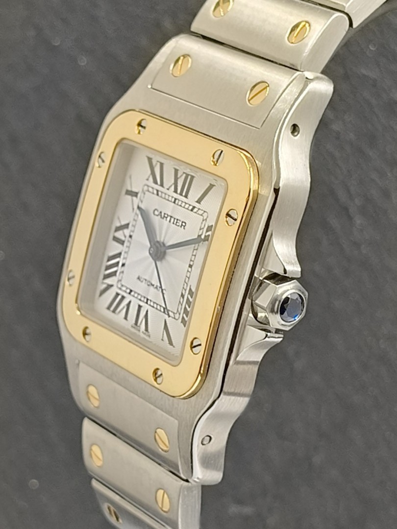 Acquista Cartier Santos acciaio/oro - galbee - Ref. 2319