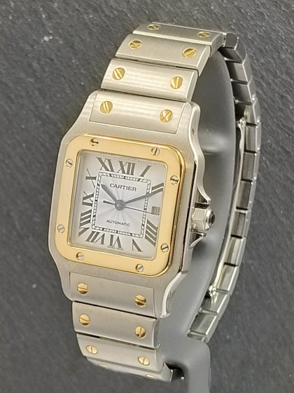 Buy Cartier Santos steel/gold - Galbée - Ref. 2319