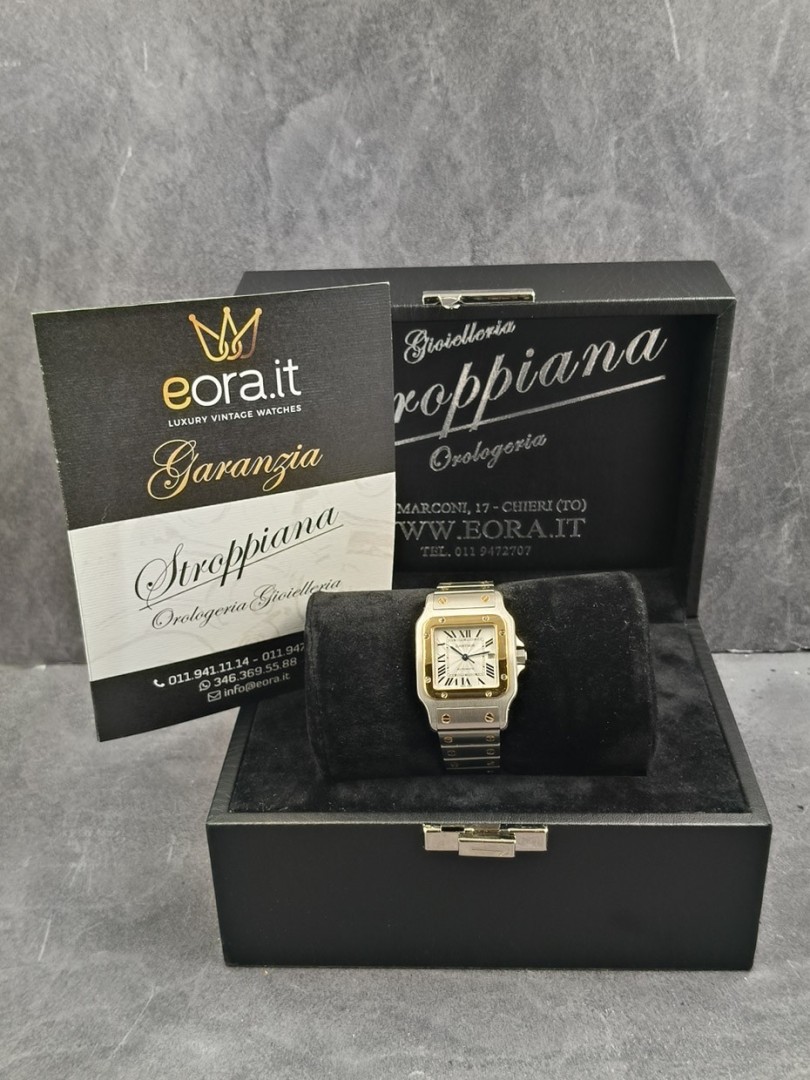 Acquista Cartier Santos acciaio/oro - galbee - Ref. 2319