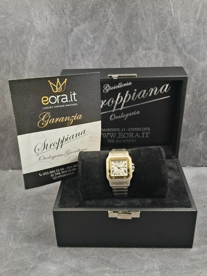 Buy Cartier Santos steel/gold - Galbée - Ref. 2319