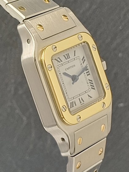 Acquista Cartier Santos Lady acciaio/oro giallo