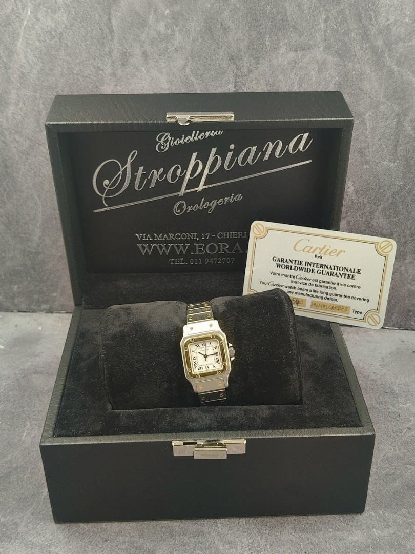 Acquista Cartier Santos Lady acciaio/oro giallo