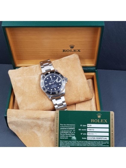 Buy Rolex Submariner - SEL - no holes - RRR - card - Ref. 16610