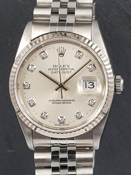 Buy Rolex Datejust - diamonds - Ref. 16234