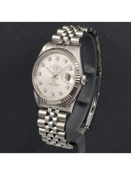 Acquista Rolex Datejust - diamanti - Ref. 16234