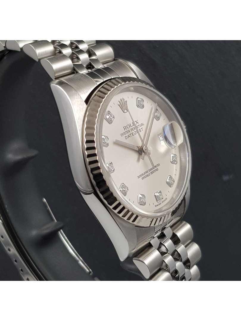 Acquista Rolex Datejust - diamanti - Ref. 16234